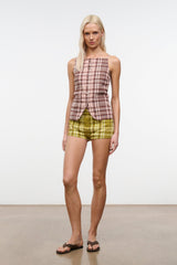 UNA TOP | TUSCANY PLAID