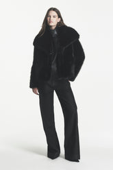 HIGH-RISE FORWARD SEAM WIDE LEG