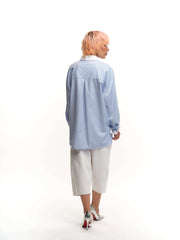 Striped Color-Block Shirt