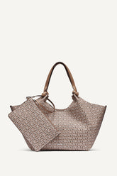 PAULA NEW YORK LOGO MEDIUM TOTE