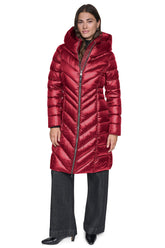 PEARLIZED CHEVRON PUFFER