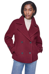 FAUX WOOL PEACOAT