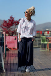 Oversized Striped Set
