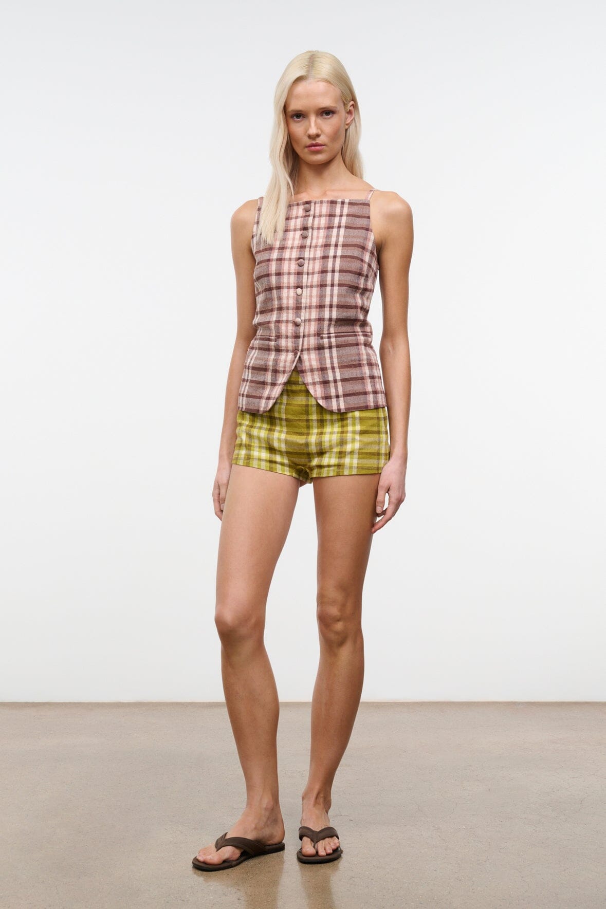 UNA TOP | TUSCANY PLAID