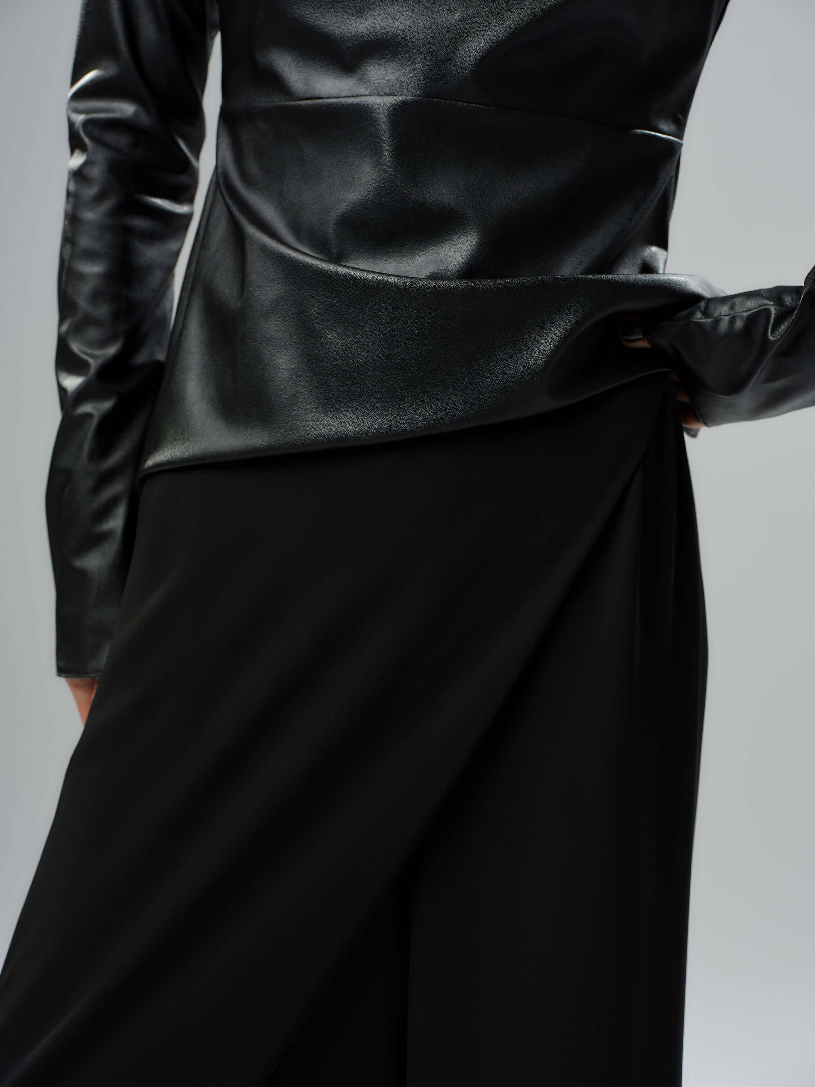 Black Wide-Leg Pants