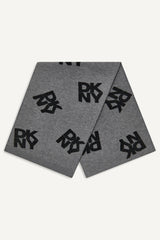 CHENILLE BLOCK DKNY SCARF