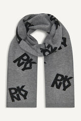 CHENILLE BLOCK DKNY SCARF
