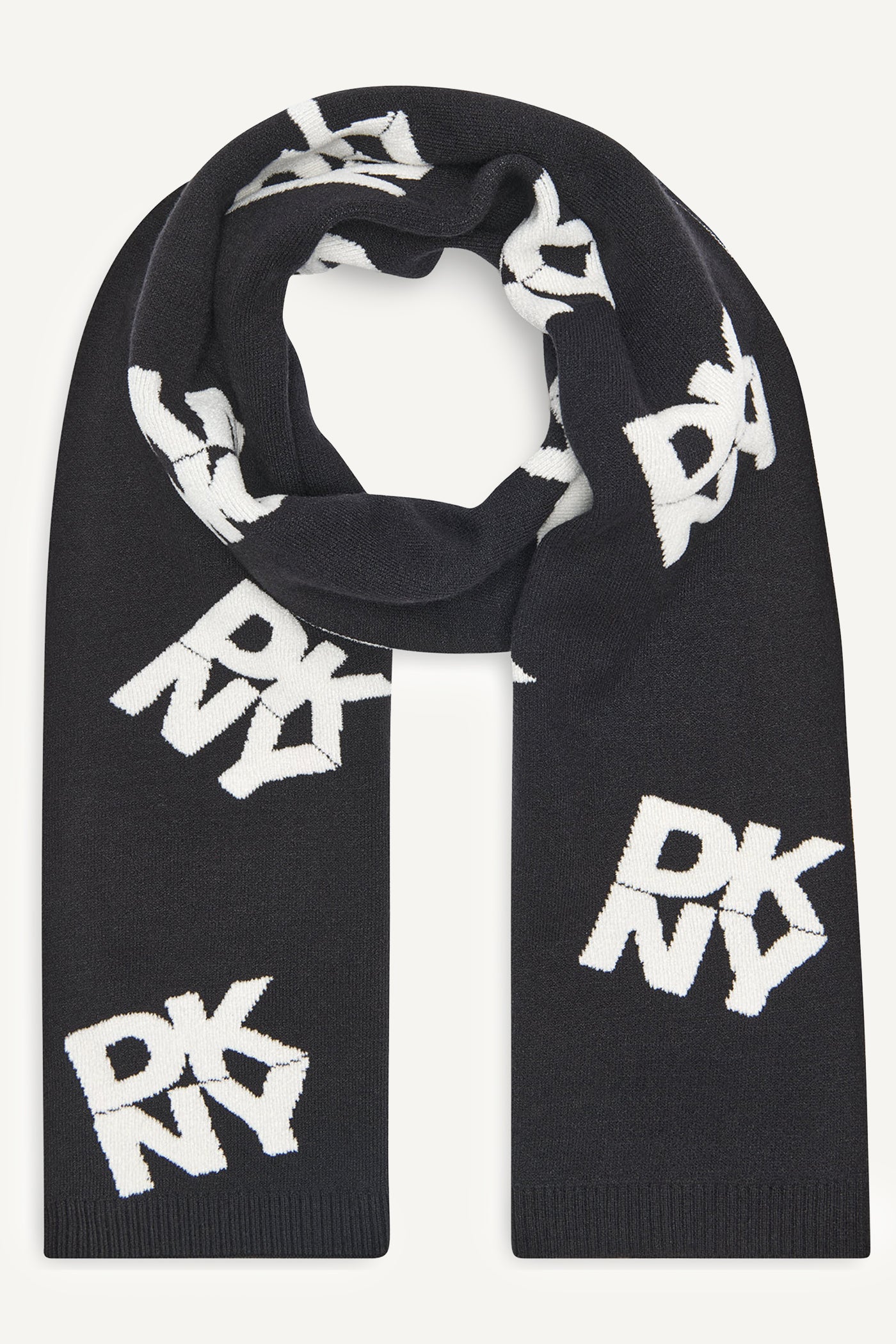 CHENILLE BLOCK DKNY SCARF