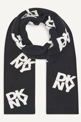 CHENILLE BLOCK DKNY SCARF