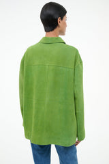 ROXANNE SUEDE JACKET | LEAF SUEDE