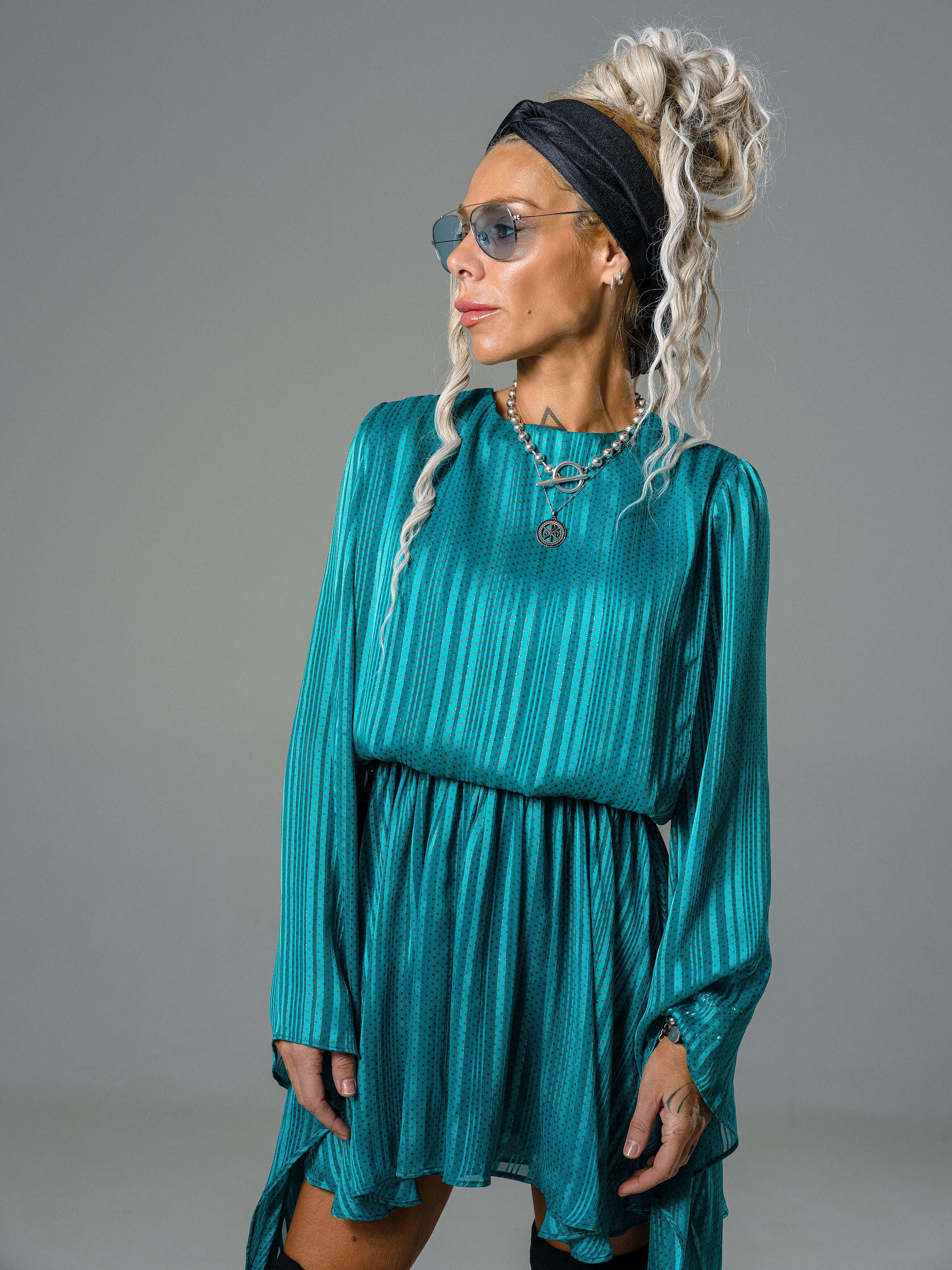 Turquoise Dress