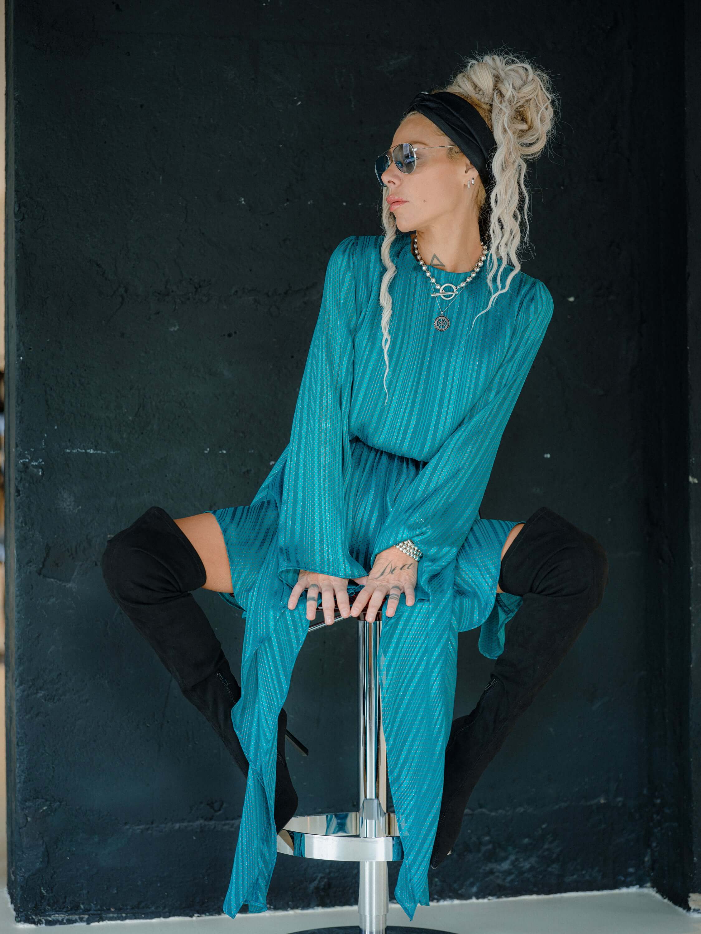 Turquoise Dress
