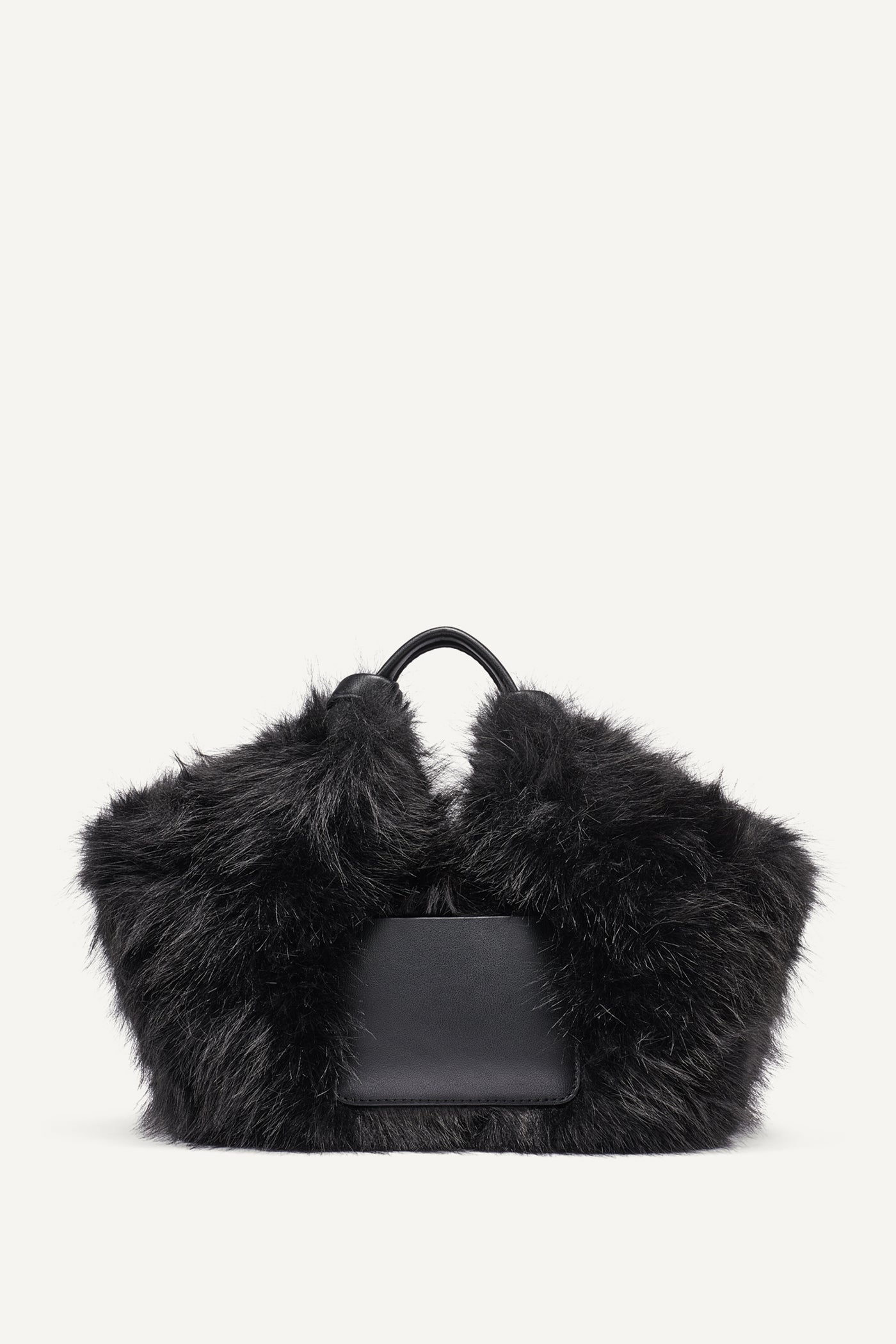 PAULA SMALL FAUX FUR TOTE