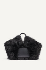 PAULA SMALL FAUX FUR TOTE