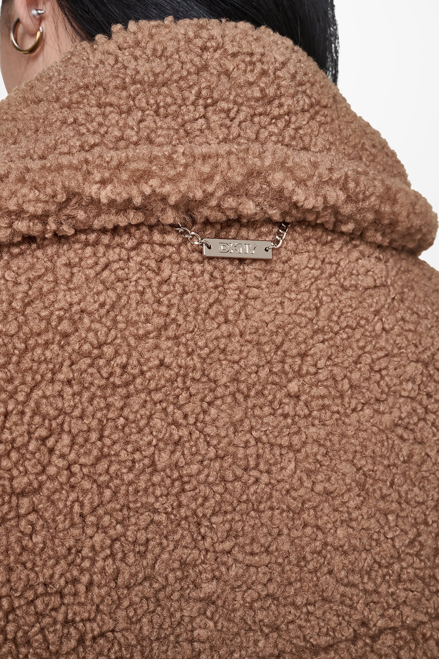 ASYMMETRICAL SHERPA PONCHO