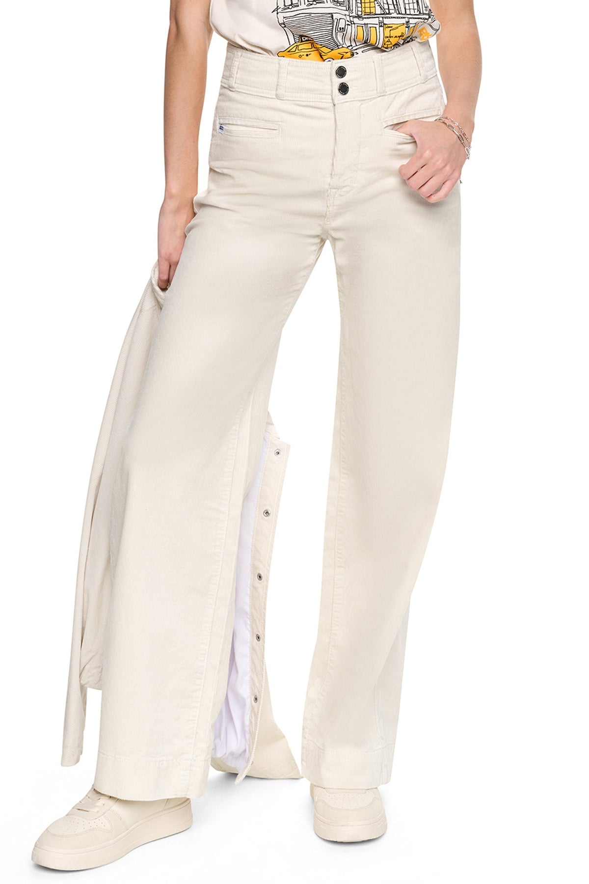 HIGH-RISE WIDE LEG PANT