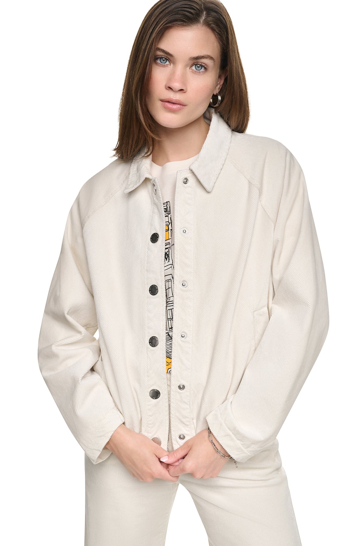 RAGLAN SLEEVE BUBBLE JACKET