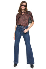 HIGH-RISE RELAXED FLARE JEAN