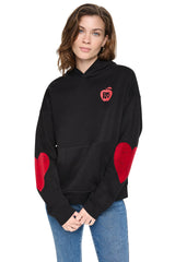 OVERSIZED BIG APPLE LOGO HOODIE