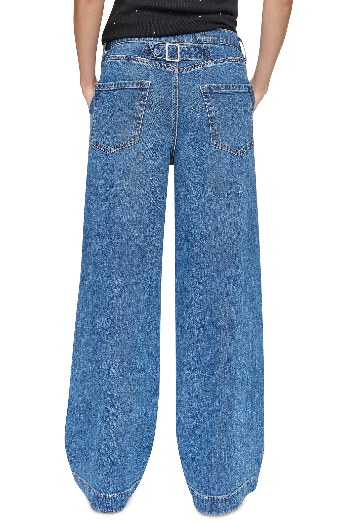 HIGH-RISE WIDE LEG TROUSER JEAN