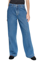 HIGH-RISE WIDE LEG TROUSER JEAN
