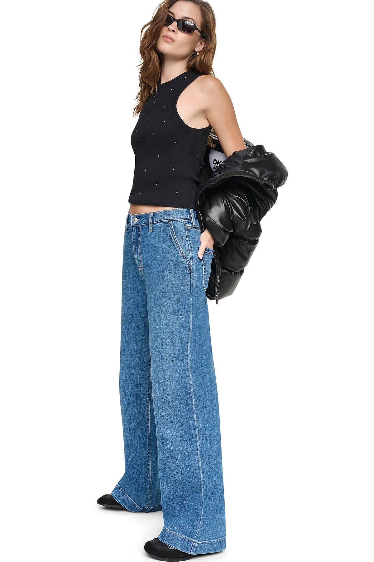 HIGH-RISE WIDE LEG TROUSER JEAN