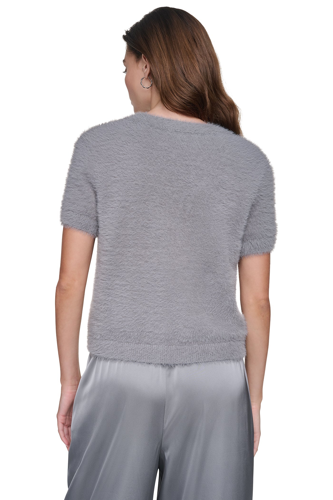 BRUSHED V-NECK CARDIGAN