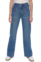 HIGH-RISE FORWARD SEAM WIDE LEG