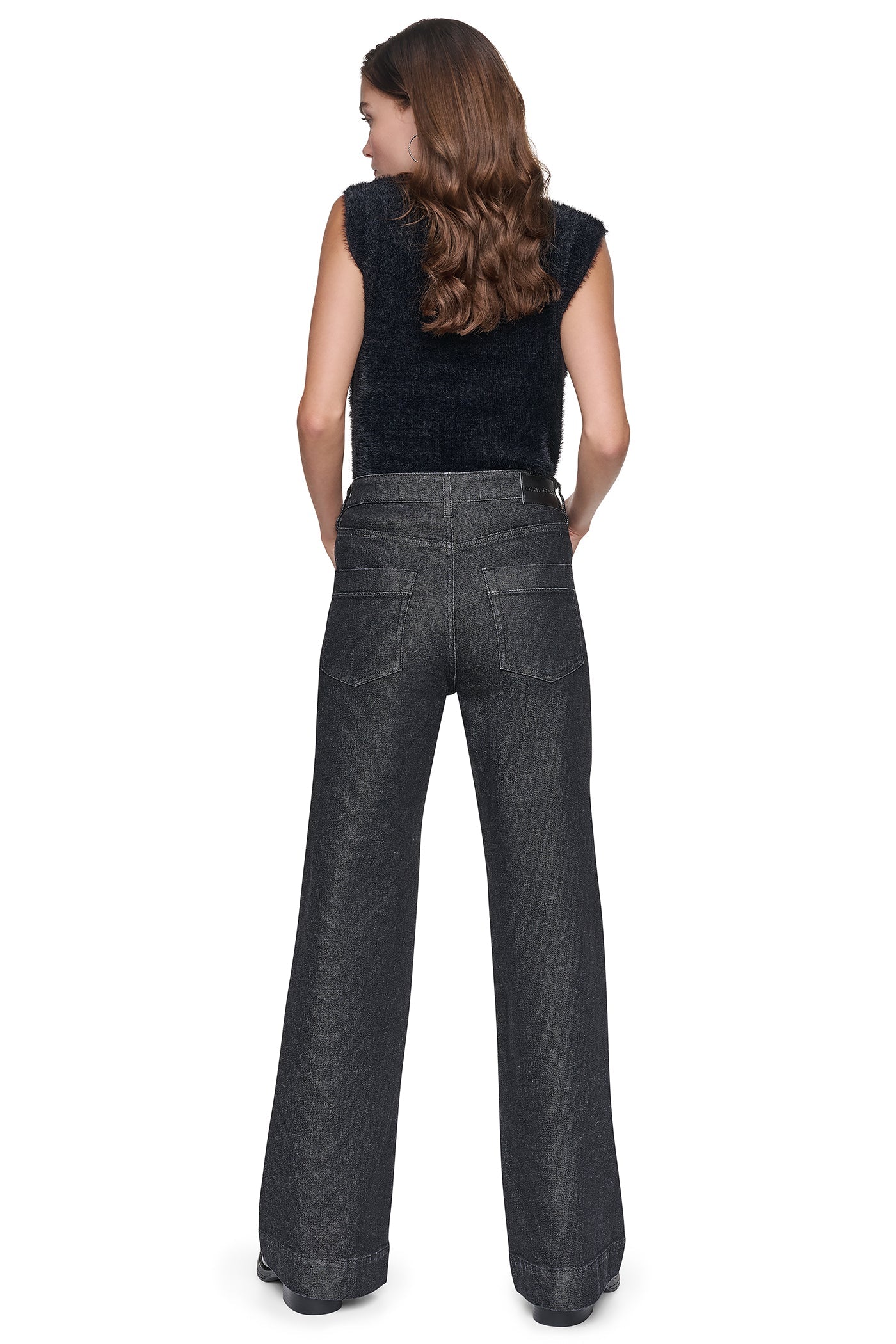 HIGH-RISE FORWARD SEAM WIDE LEG