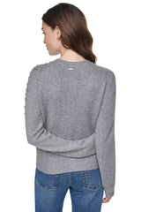 RHINESTONE FRONT CARDIGAN