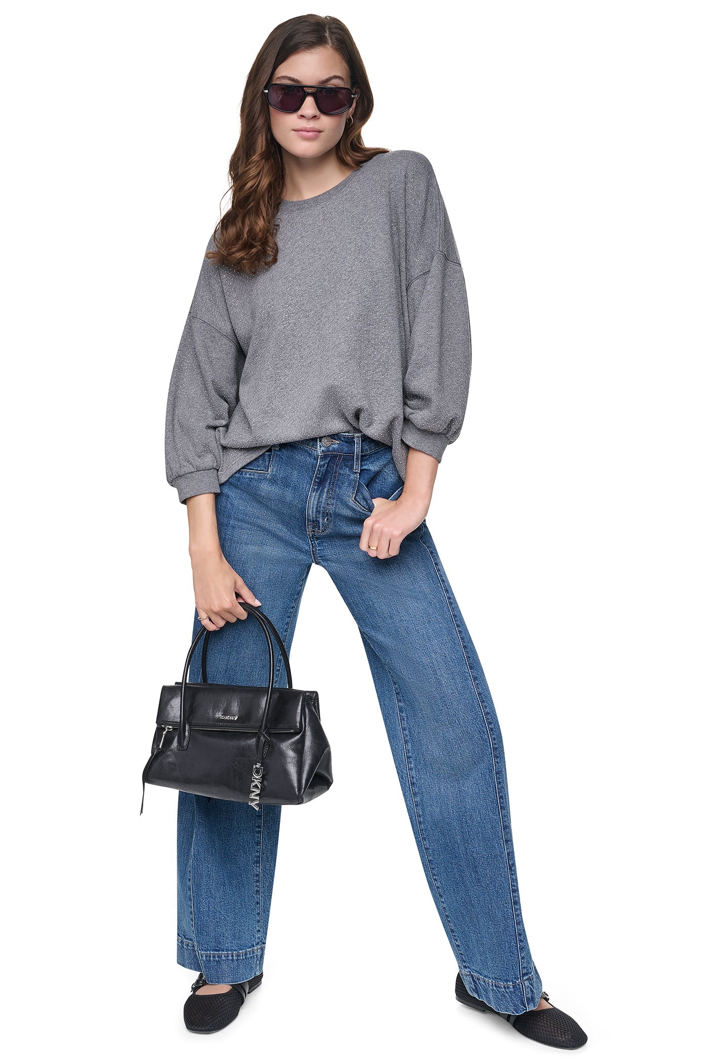 RHINESTONE SWEATSHIRT