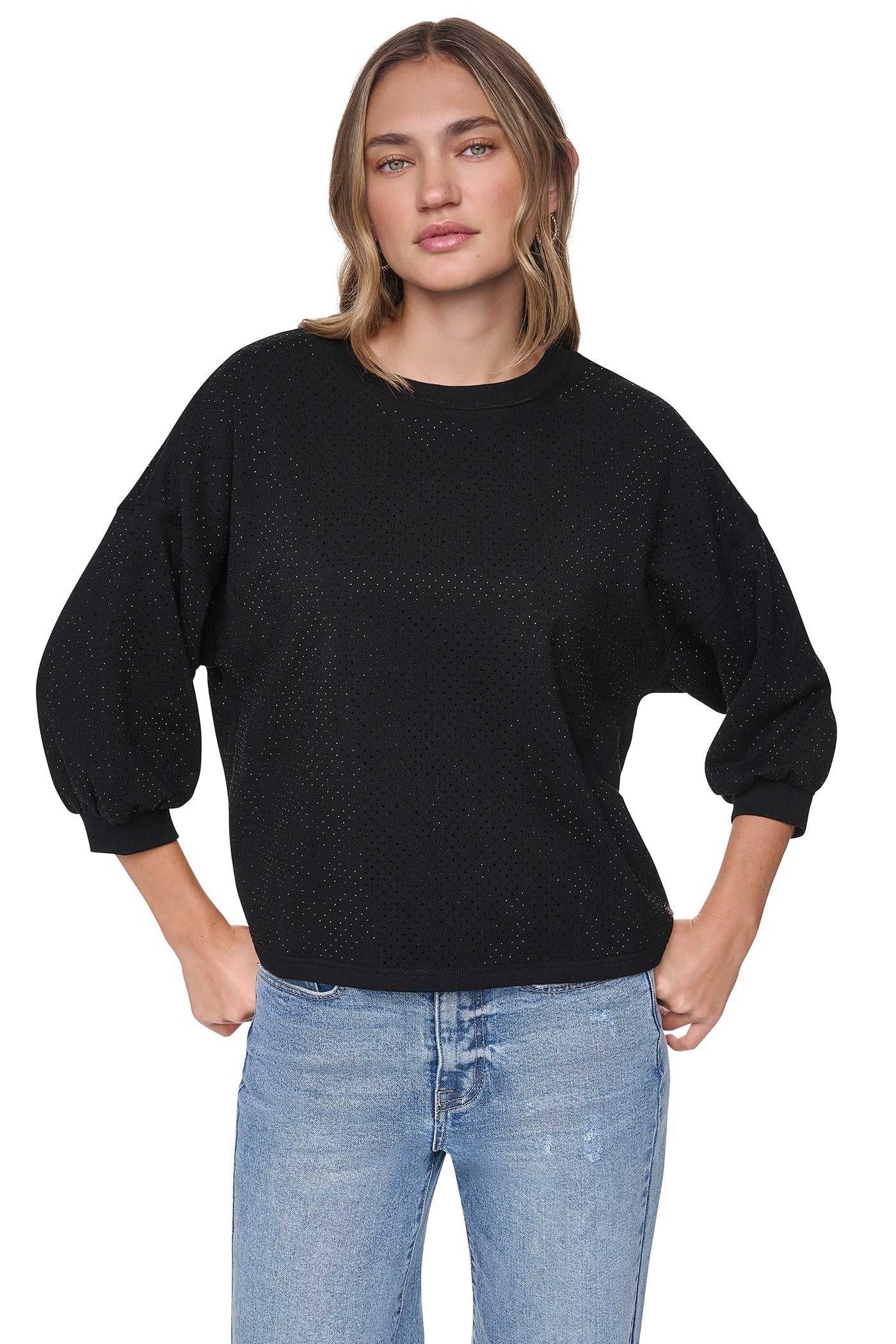 RHINESTONE SWEATSHIRT