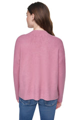 BUTTON DETAIL V-NECK SWEATER