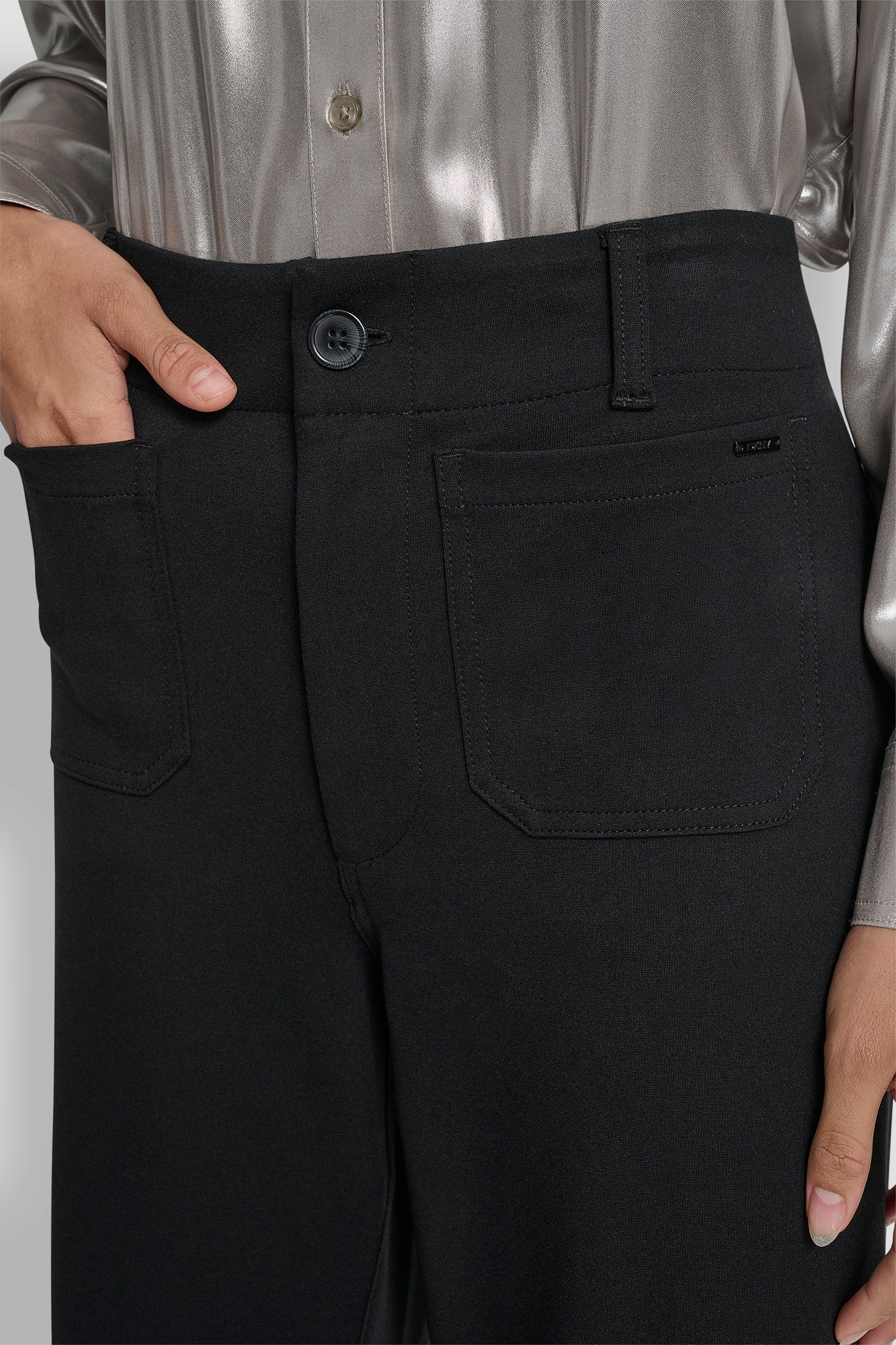 CROPPED HIGH-RISE WIDE-LEG PANT