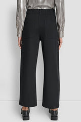 CROPPED HIGH-RISE WIDE-LEG PANT