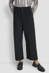 CROPPED HIGH-RISE WIDE-LEG PANT
