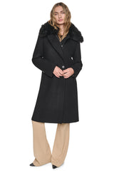 WOOL-BLEND LONG COAT