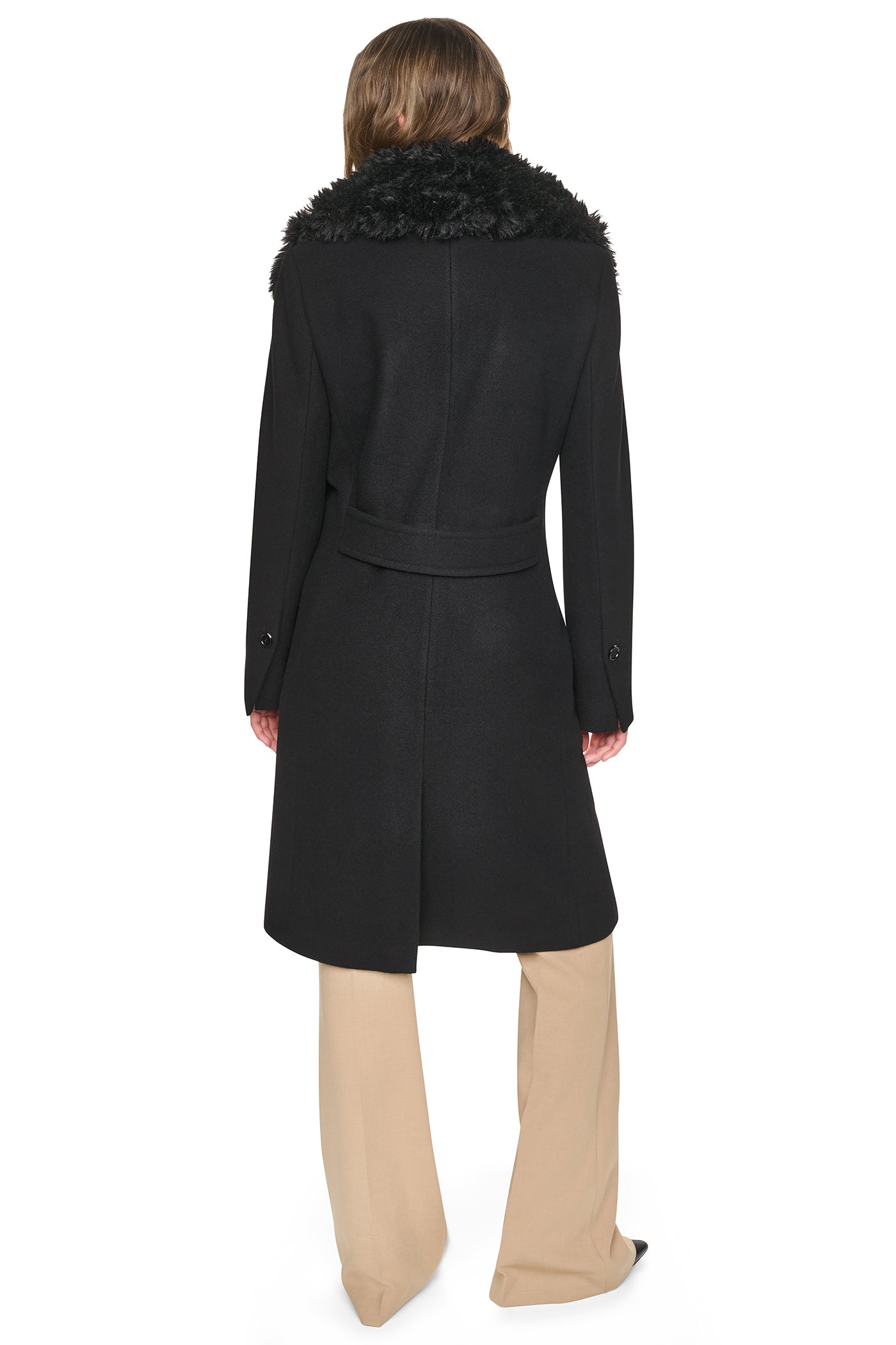 WOOL-BLEND LONG COAT