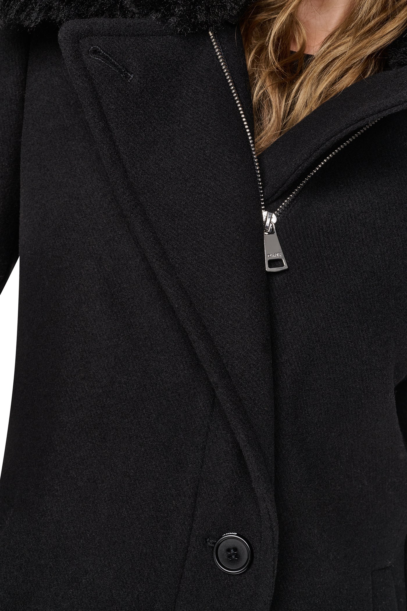 WOOL-BLEND LONG COAT