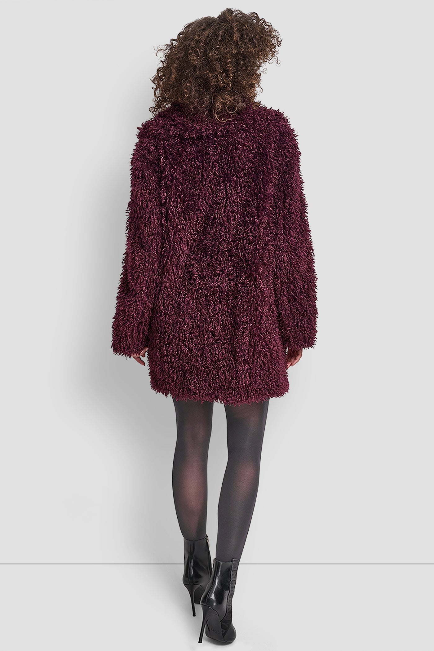 FAUX TEDDY FUR JACKET