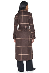 DOUBLE BREASTED WOOL-BLEND COAT