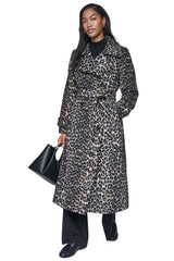 DOUBLE BREASTED WOOL-BLEND COAT