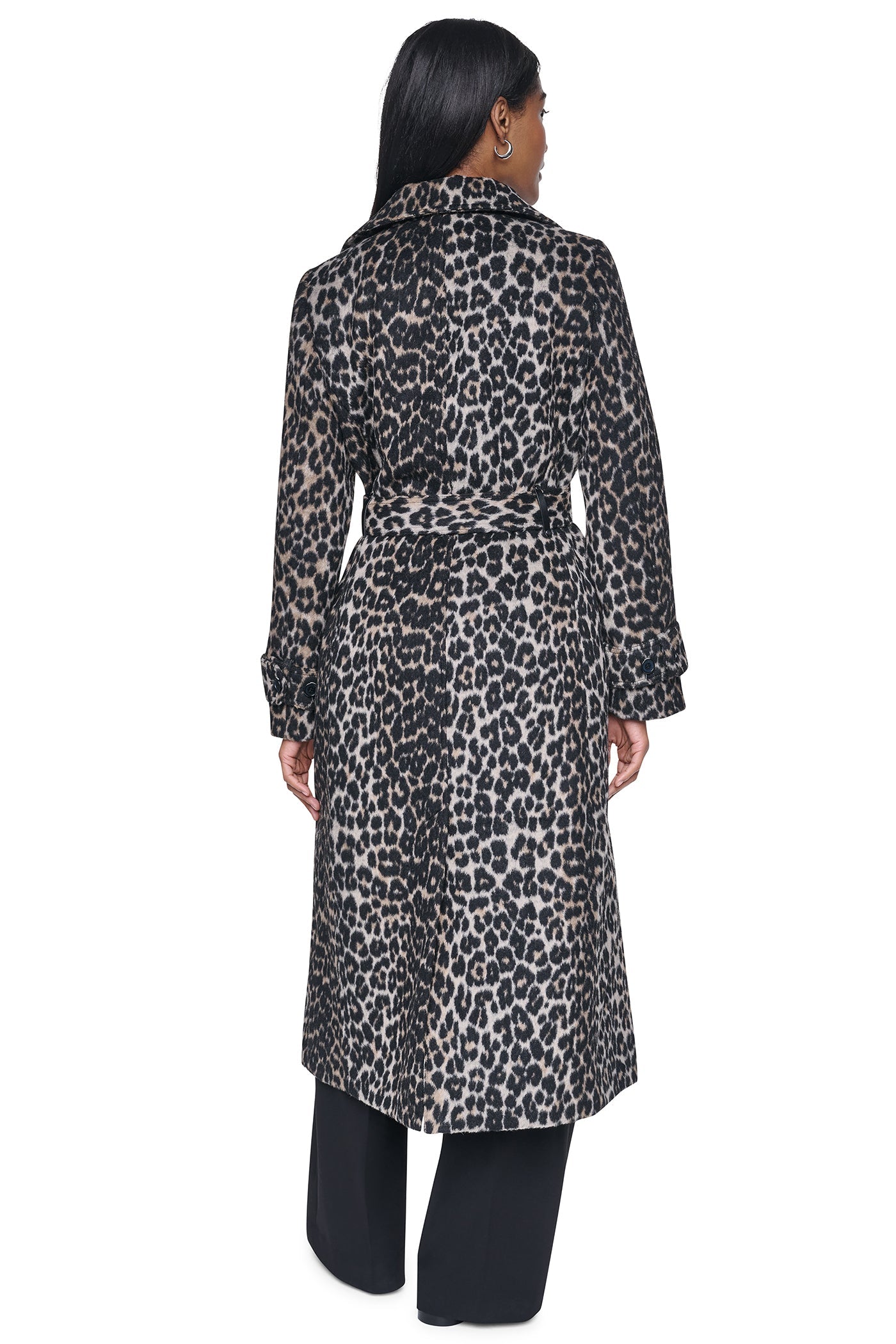 DOUBLE BREASTED WOOL-BLEND COAT