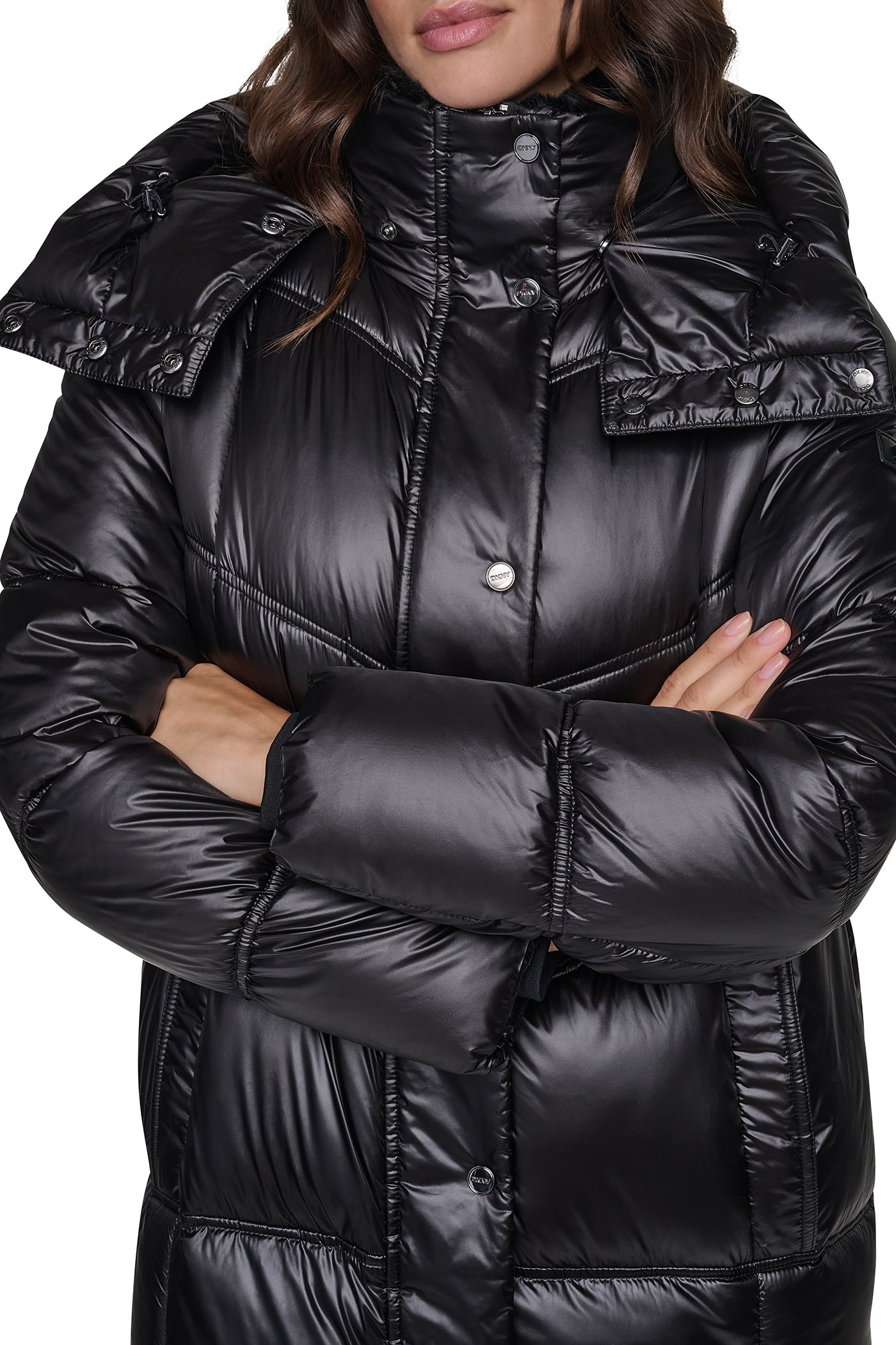 PEARALIZED MAXI PUFFER JACKET