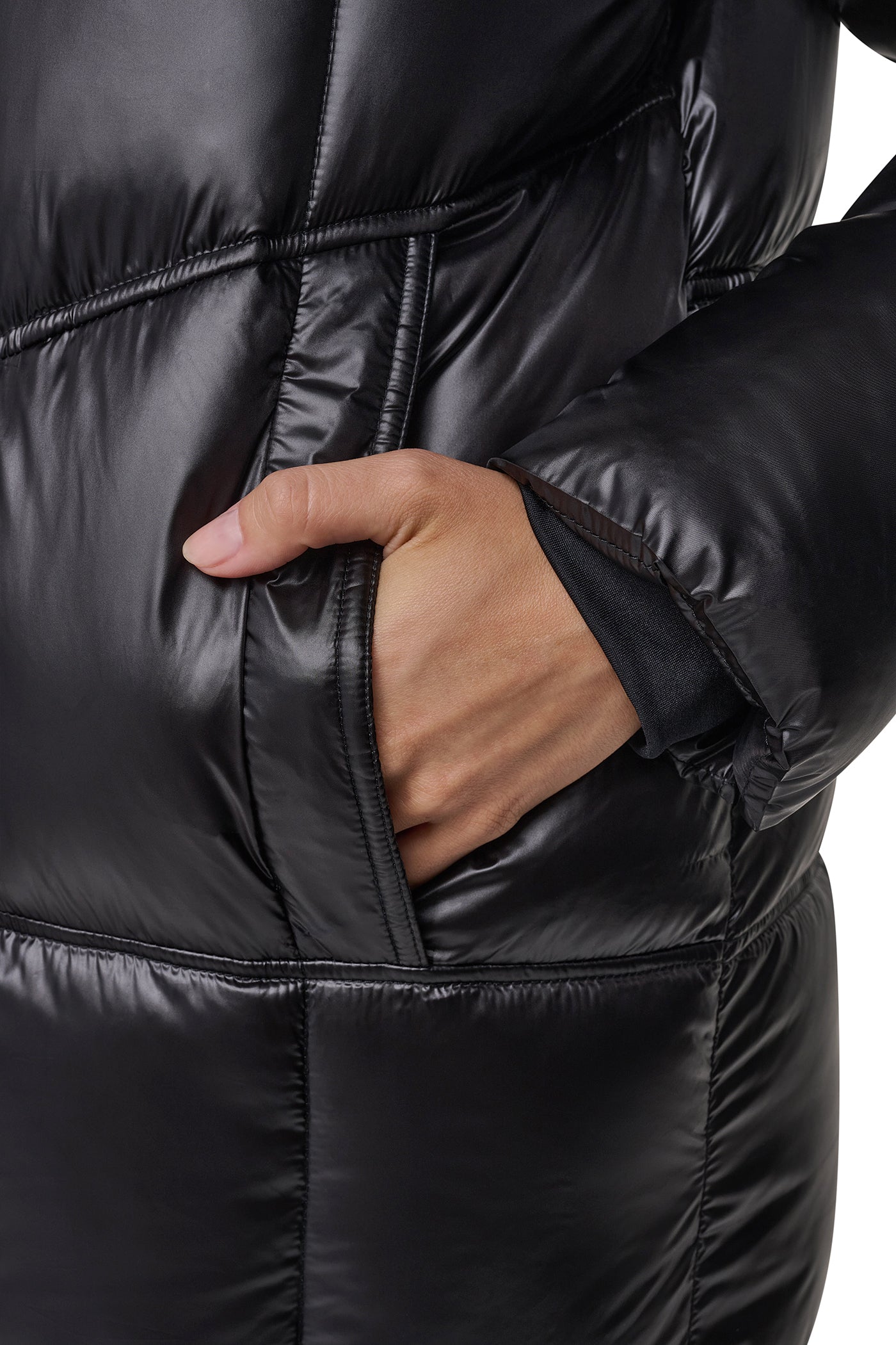 PEARALIZED MAXI PUFFER JACKET