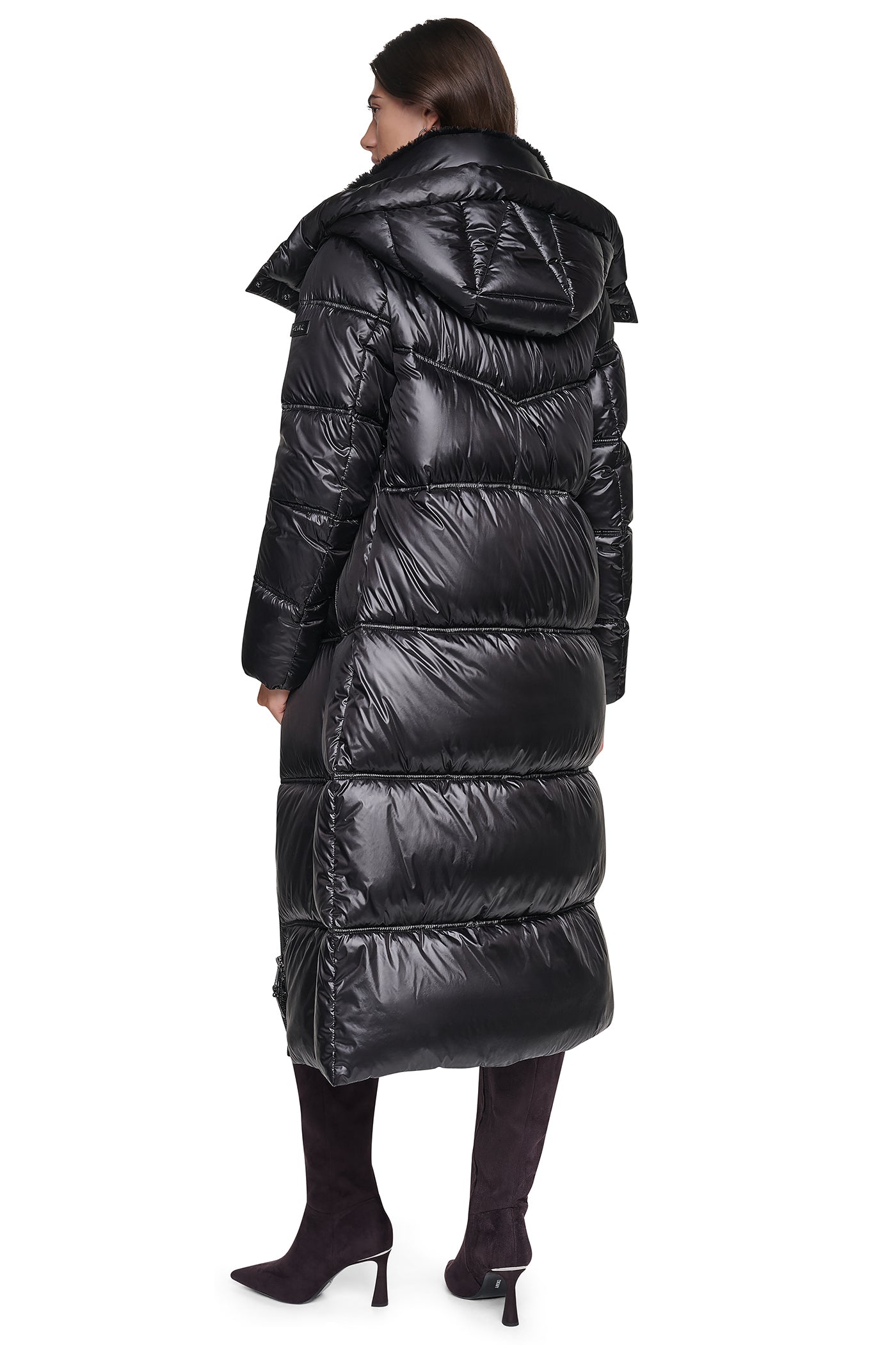 PEARALIZED MAXI PUFFER JACKET