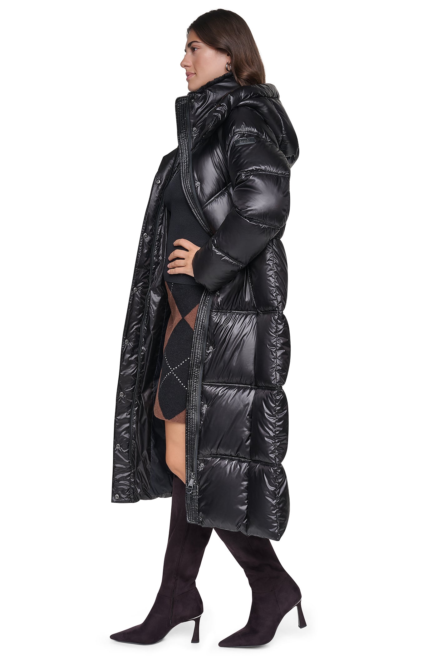 PEARALIZED MAXI PUFFER JACKET