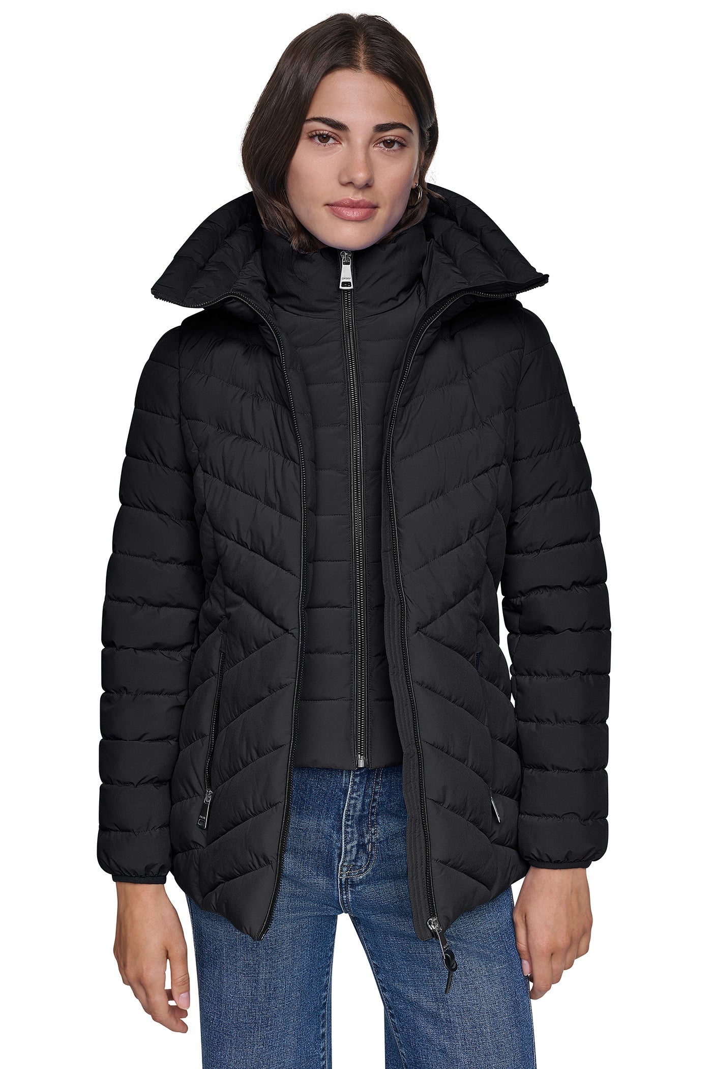 LIGHT WEIGHT PUFFER WITH BIB