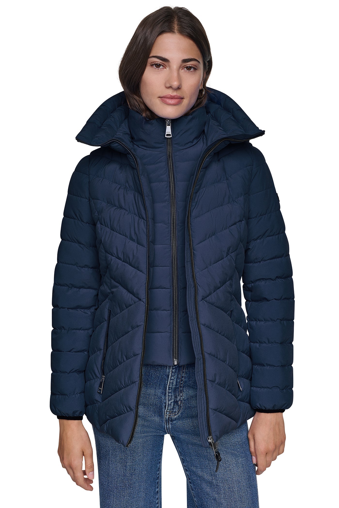 LIGHT WEIGHT PUFFER WITH BIB