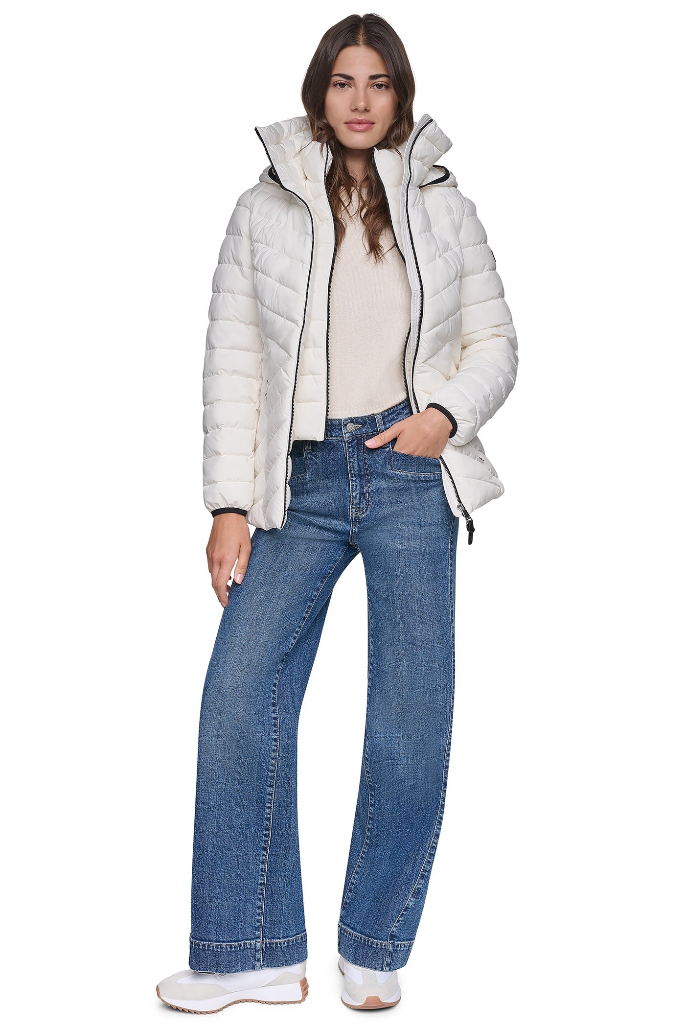 LIGHT WEIGHT PUFFER WITH BIB